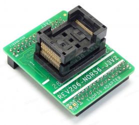 Adapter dedykowany do pamięci flashTSOP56 NOR J3 dla programatora Proman TL86 Plus (ZIF)