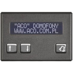 ACO CDN-230E ST Elektroniczny spis lokatorów stal