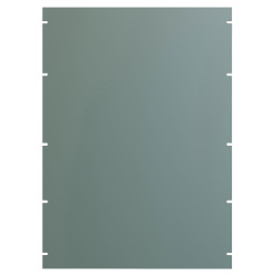 Hammond PBPA19026GY2 15U 19&quot; Rack Aluminium Blank Panel ASA61 Grey 483 x 3 x 667