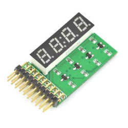 Moduł 4 x wyświetlacz 8-segmentowy wsp. anoda - Waveshare 4653