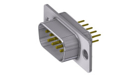 Złącze D-Sub 9-pinowe Męski Proste Montaż na płytce drukowanej raster 2.74mm