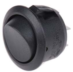 Przełącznik kołyskowy (Wł.)-wył Nie 10A SPST Czarny Arcolectric (Bulgin) Ltd
