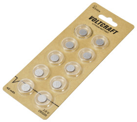 VOLTCRAFT CR 1220 Ogniwo guzikowe 3 V 40 mAh litowe VC-12209090 10 szt.