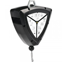 Urządzenie samohamowne do asekuracji ładunków lina stalowa galwanizowana masa do 250 kg dł.10 m kol.czarny roz.10M ANTI AN517