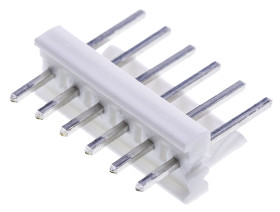 Złącze szpilkowe 6-pinowe raster: 2.54mm -rzędowe TE Connectivity Przewlekany 5.0A 250.0 V.