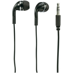Renkforce RF-5046580 In-ear headphones corded black