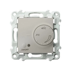 SZAFIR Regulator temperatury z czujnikiem napowietrznym kaszmirowy beż RTP-1ZN/m/83