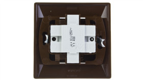 Akcent Łącznik Schodowy + Pojedynczy Brązowy Łp-9A/24