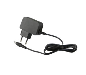 Adapter AC/DC Uwy 24V dc Iwy 750mA Gniazdo DC 5,5 x 2,1 x 12 mm 18W, typ wtyczki: 2-pinowa EU
