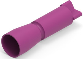 End connectorwith insulation, 0.3-2.0 mm², AWG 22 to 14, purple, 21.21 mm, 8-36964-1