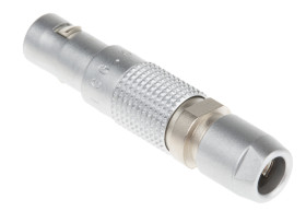 Złącze wielostykowe przemysłowe 4-pinowe Montaż na kablu Wtyczka LEMO