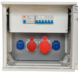 Rozdzielnica budowlana 32/5 16/5 2x230V rozdzielnia erbetka złącze pomiarowe RBOG2LC