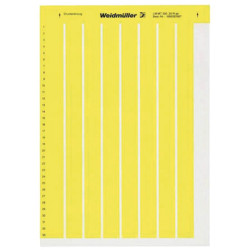 Weidm&#xFC;ller 1686381687-1 LM MT300 Cable Identifier Yellow Labels 264 A4 Sheets