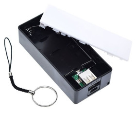 PROSTY POWERBANK 2X 18650 USB MICRO USB - ZESTAW DO MONTAŻU (KIT-PBCASE-2S)