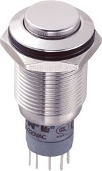 Przycisk wandaloodporny chwilowy TRU COMPONENTS LAS2GQH-11/S/P, 1 x wł/(wł), 1 szt.