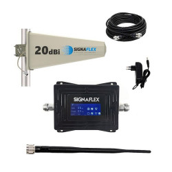 Wzmacniacz LTE zestaw do 350m (ant.bat+zewn./wzmacniacz)