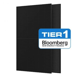 Moduł fotowoltaiczny 500 W N-type ABC Dual Glass Full Black GEN II 30 mm AIKO klasa niepalności A