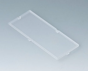 Front plate, PC, (W x H) 102 x 42 mm, transparent, B6805200