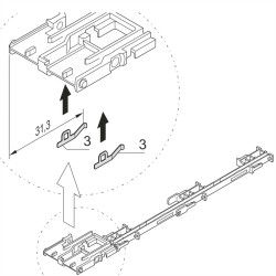 nVent SCHROFF 20849021 Zacisk montażowy 2 szt.