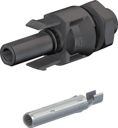 Złącze solarne, Montaż na panelu