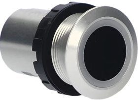 Contactless switch, mounting Ø 22.3 mm, illuminated, red/green, aluminum alloy, IP65/IP67, CW4H-DM1TGR-C