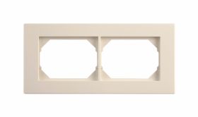 Ramka dwukrotna pozioma beżowa