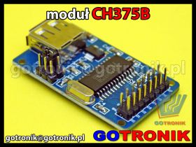 Moduł USB z układem CH375B USB Host