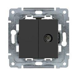 DANTE Gniazdo antenowe TV czarne 450953