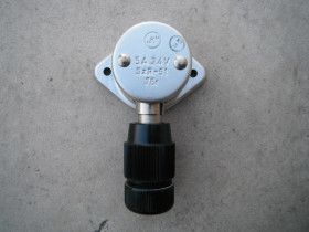 SzR-51 gniazdo + SzW-51 wtyczka