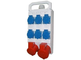 Rozdzielnica budowlana RB gniazda 1x32A/5 1x16A/5 6x250V ACS IP44 341 TAREL