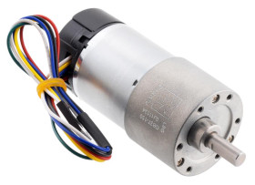 Pololu 150:1 Metal Gearmotor 37Dx73L mm 12V with 64 CPR Encoder (Helical Pinion)