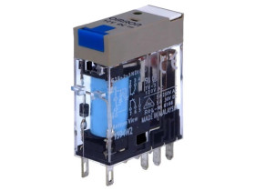 Przekaźnik: elektromagnetyczny DPDT Ucewki: 12VDC 5A/250VAC G2R-2-SNDI 12VDC (S)