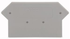 End/Intermediate plate for terminal block, 281-316