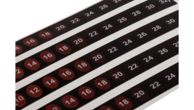 Wskaźnik Temperatury — Etykieta 12-Skalowy