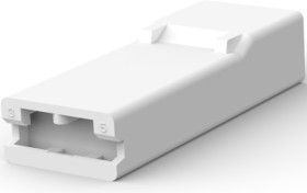 Insulating housing for 6.35 mm, 1 pole, PA, UL 94V-0, natural, 6-735075-0