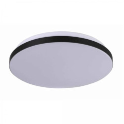 Plafon BABILON okrągły średni czarny 4000K barwa neutralna LP-335/1C M 4BK Light Prestige