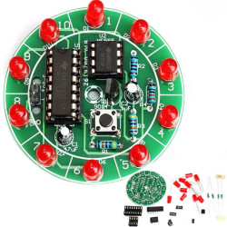 Koło losujące ruletka LED Zestaw do nauki lutowania DIY Instrukcja PL