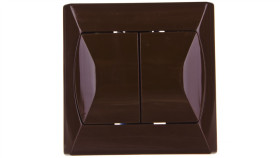 Akcent Łącznik Schodowy Podwójny Z Podświetleniem Brązowy Łp-10As/24