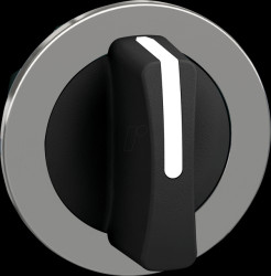 ZB4FD3 Front element f selector switch ZB4F Ø 30mm, black, 3 positions