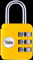 YP1/28/121/1Y Combination lock, steel, 3-digit numerical sequence, 28 mm