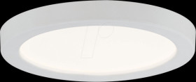 92945 LED recessed panel Areo, 5 W, 3000 K, round, white