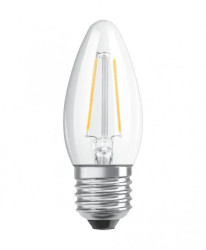 Żarówka LED E27 B35 CL 4,8W = 40W 470lm 2700K Ciepła 300 Filament OSRAM SUPERSTAR Ściemnialna