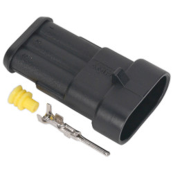 Sealey SSC3M Superseal Male Connector 3-Way Pack of 5