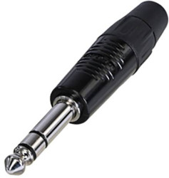 Rean AV RP3C-BAG Złącze męskie jack 6,35 mm złącze męskie Ilość styków: 3 1 szt.