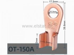 Konektor; oczko 10mm; miedź; kabel do 95mm2; 150A