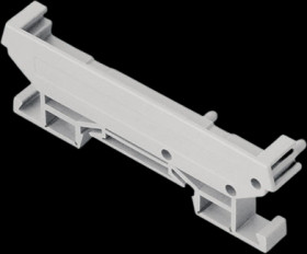 End piece, PA, (L x W x H) 82 x 11.2 x 22.5 mm, light gray, B6724335