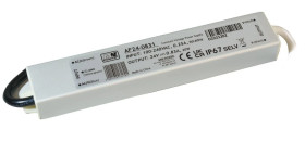 Zasilacz LED 20W 24V 0,83A IP67 metalowa obudowa AF24-0831 MW POWER