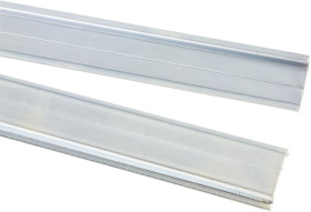 Szyna DIN szerokość 35mm długość 1m wysokość 7.5mm Bez perforacji RS PRO