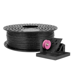 ABS PLUS Glitter Filament Black 1.75mm 1kg - Azurefilm