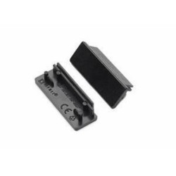 Zaślepka do profil WIDE24 czarna z otworem - 1szt